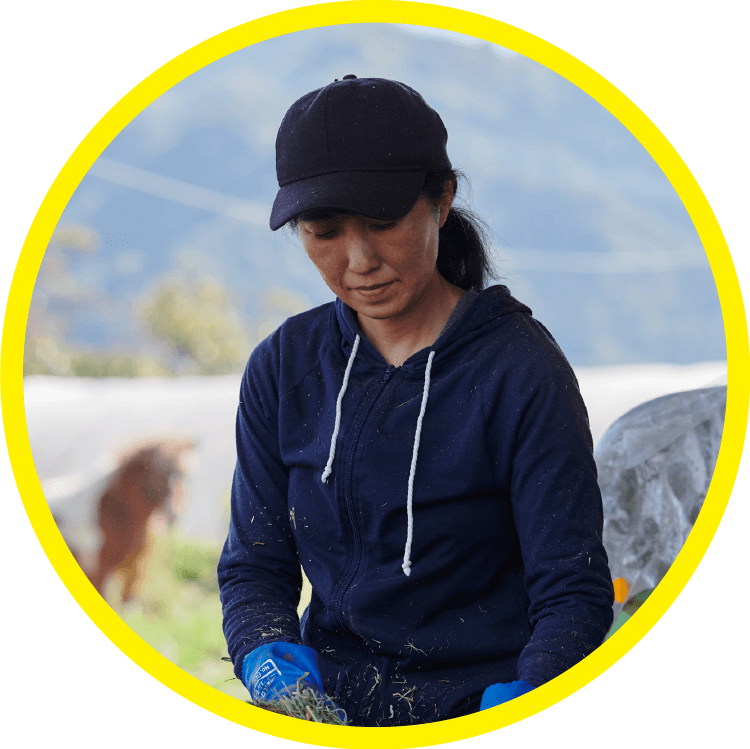 熊本のあか牛を愛する牧場スタッフ