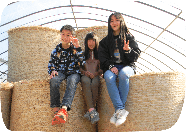 熊本が大好きな牧場の子供達