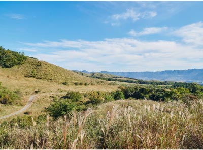 熊本 阿蘇の雄大な景色