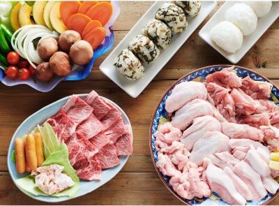 熊本産の美味しいお肉や新鮮野菜を楽しめる民宿