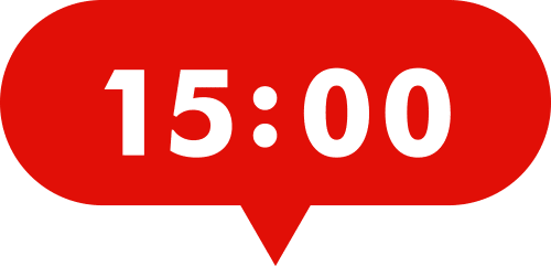 15時00分にエサやりスタート