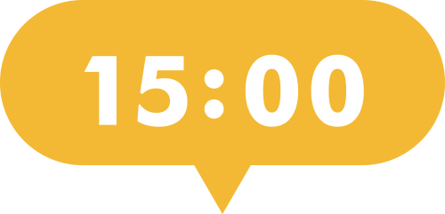 民宿を出て15時00分にエサやり体験スタート